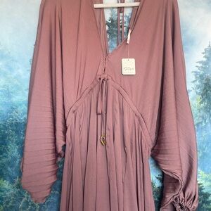 Free People Long Sleeve Mini Dress
